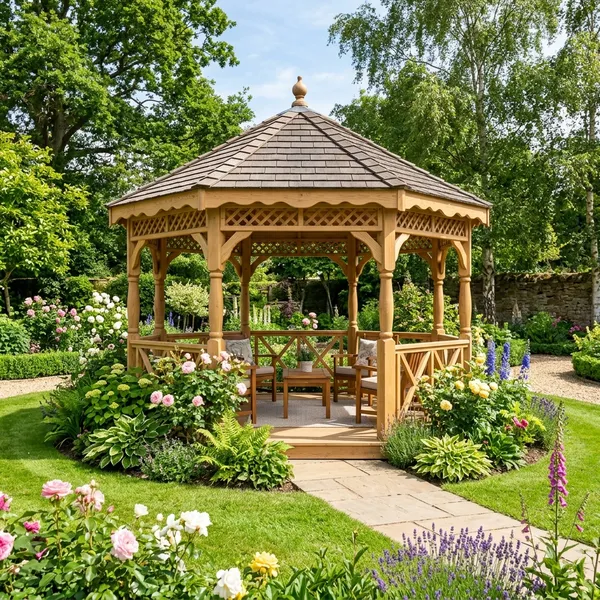 Holzscheune und Gartenpavillon Karlsruhe