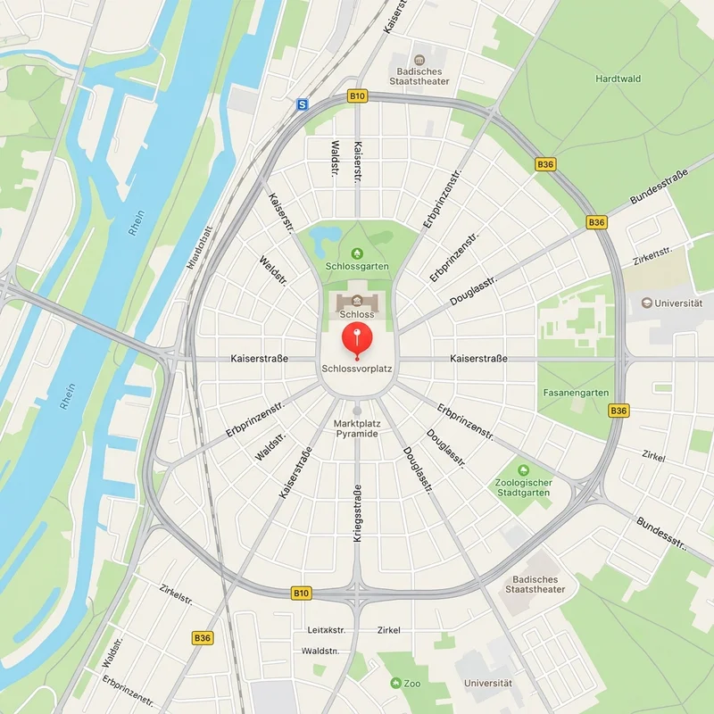 Standort Energy Bau & Partner, Adlerstr. 40, 76133 Karlsruhe auf der Karte
